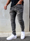 Biker Jeans - Grey