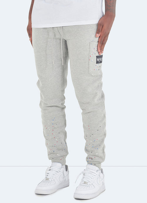 Paint Joggers - Grey