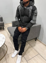 Shadow Puffer Jacket - Black/Grey
