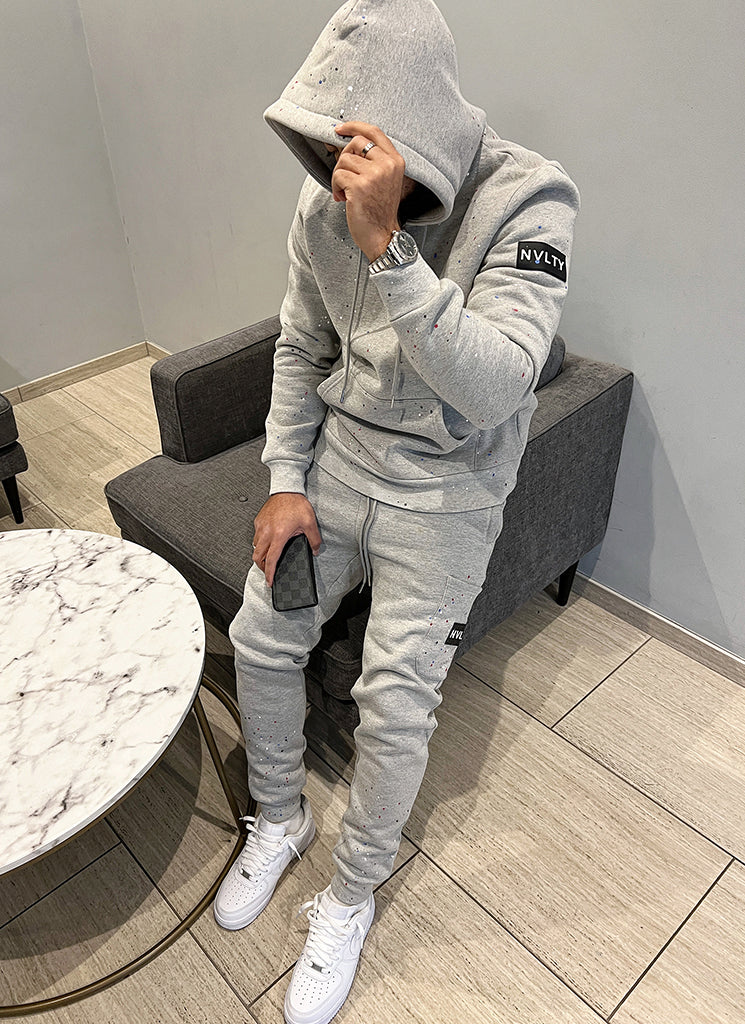 Paint Joggers - Grey