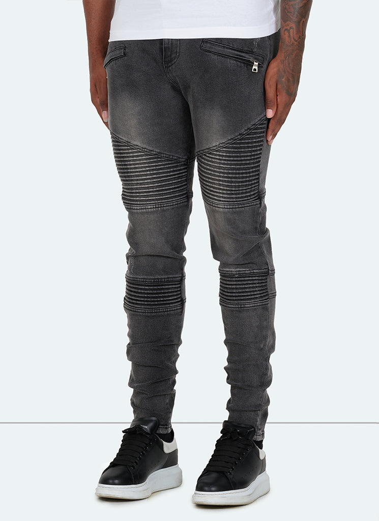 Biker Jeans - Grey