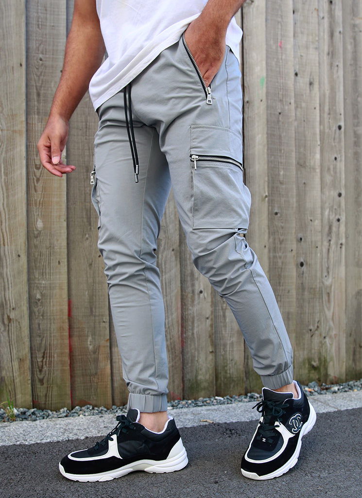 Tactical Track Pants Light Grey N V L T Y