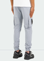 Buckle Track Pants - Light Grey
