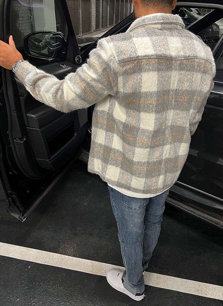 Mohair Overshirt - Grey