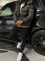 Monogram Puffer Jacket - Black