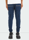 Multi Pocket Track Pants - Navy