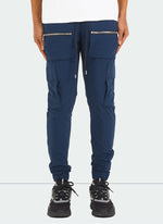 Multi Pocket Track Pants - Navy