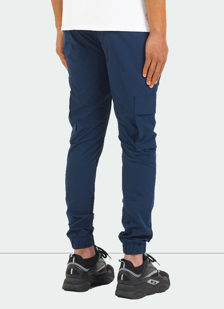 Multi Pocket Track Pants - Navy