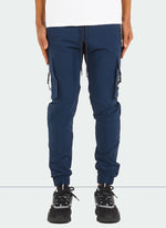 Buckle Track Pants - Navy