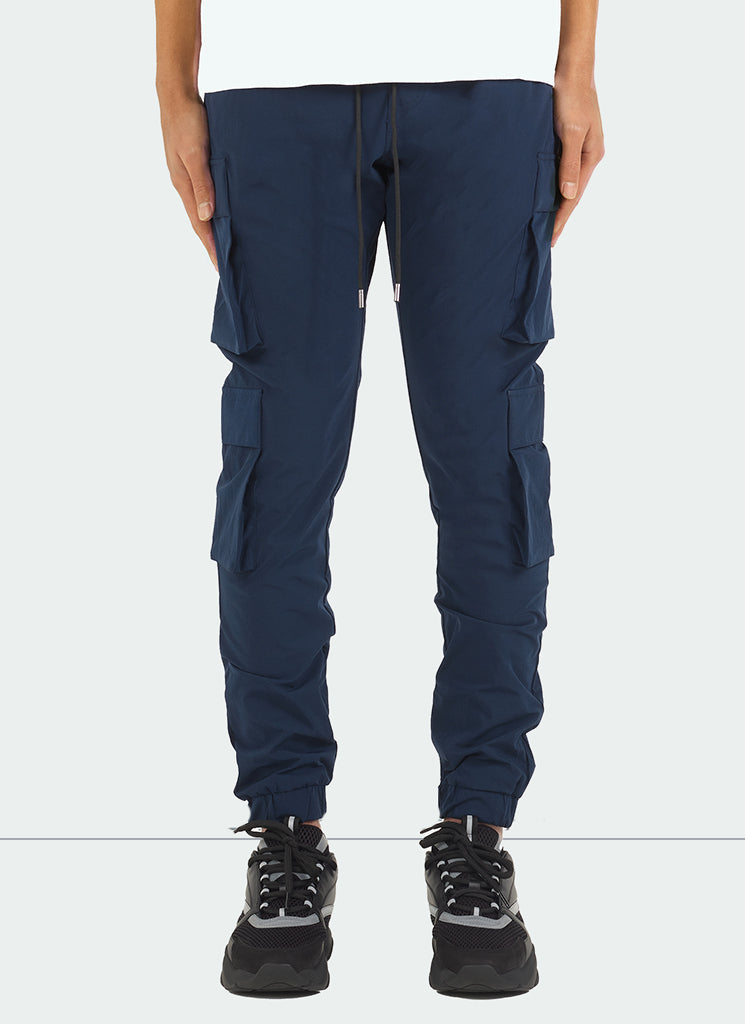 Double Pocket Track Pants - Navy