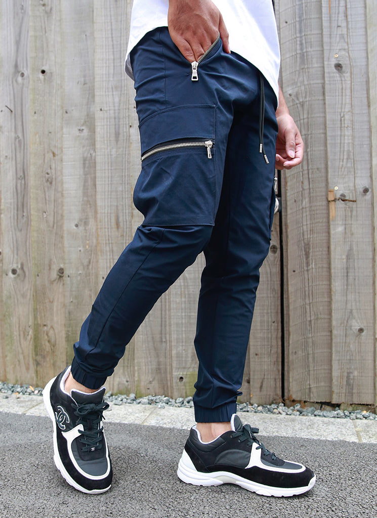 Tactical Track Pants - Navy