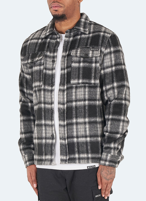 Mohair Overshirt - Black