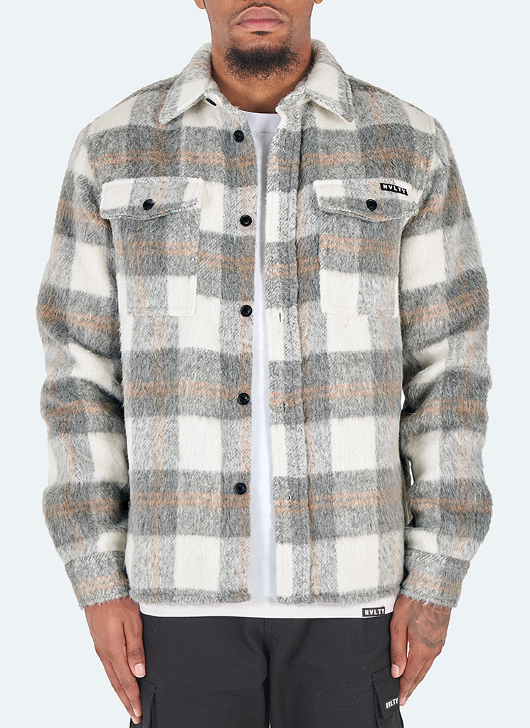 Mohair Overshirt - Grey