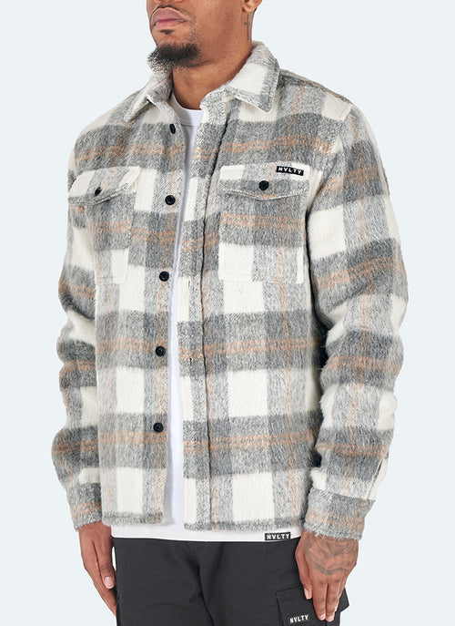 Mohair Overshirt - Grey