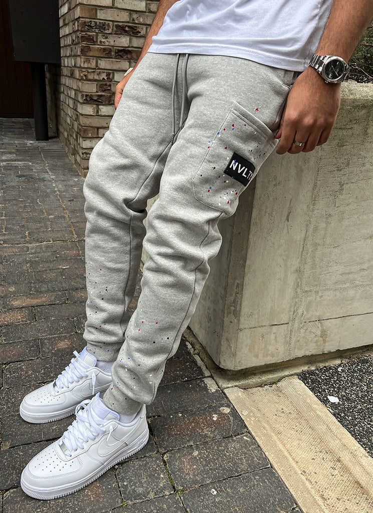 Paint Joggers - Grey – N V L T Y