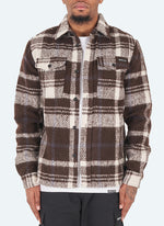 Mohair Overshirt - Brown