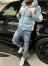 Shadow Puffer Jacket - Baby Blue