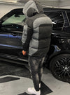Shadow Puffer Jacket - Black/Grey