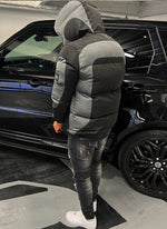 Shadow Puffer Jacket - Black/Grey