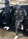 Shadow Puffer Jacket - Black/Grey