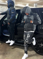 Shadow Puffer Jacket - Black/Grey