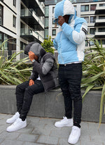 Shadow Puffer Jacket - Black/Grey