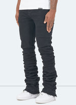 Vintage Stacked Jeans - Black