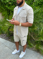 Vintage Cargo Shorts - Stone