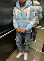 Shadow Puffer Jacket - Baby Blue