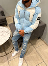 Shadow Puffer Jacket - Baby Blue