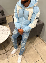 Shadow Puffer Jacket - Baby Blue