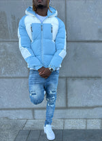 Shadow Puffer Jacket - Baby Blue