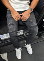 Stitchwork Jeans - Black