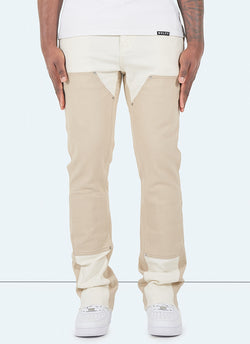 Vintage Flare Carpenter Jeans - Stone