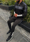 Team Track Top - Black/Charcoal Grey