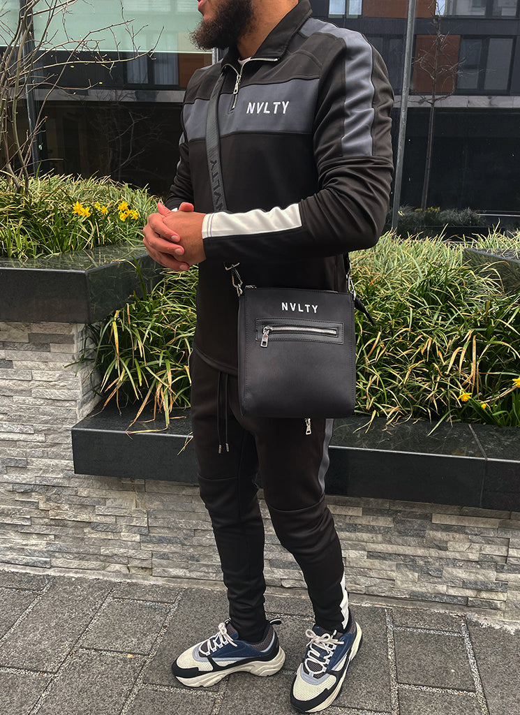 Team Track Top - Black/Charcoal Grey