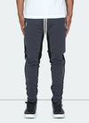 Panelled Track Pants - Charcoal Grey/Black