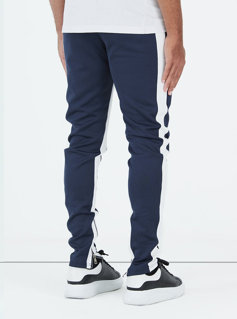 Mnml navy track pants hotsell