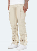 Vintage Flare Cargos - Stone