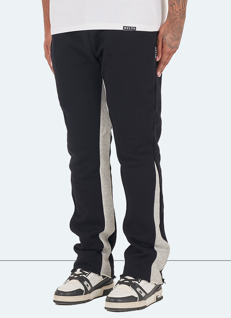 Vintage Flare Joggers - Black – N V L T Y