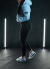 Paint Puffer Jacket - Baby Blue