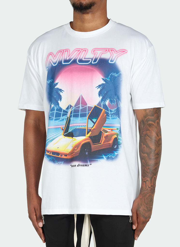 Neon Dreams T-Shirt - White
