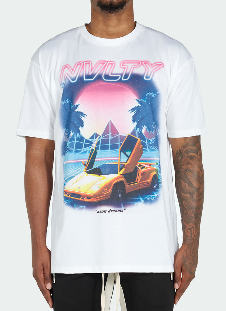 Neon Dreams T-Shirt - White