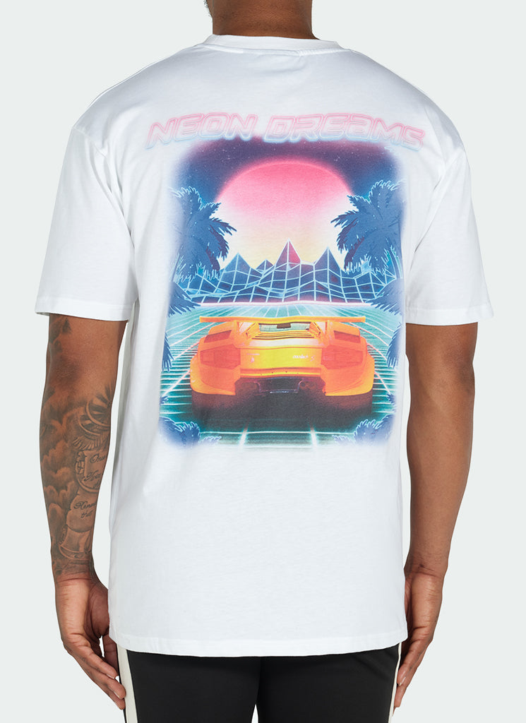 Neon Dreams T-Shirt - White